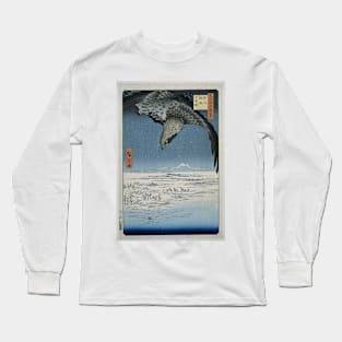 The Jumantsubo plain at Susaki near Fukagawa by Utagawa Long Sleeve T-Shirt